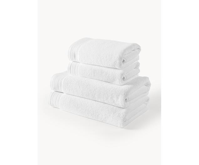 Lot De Serviettes De Bain En Coton Bio Premium Tailles Vari Es Westwing