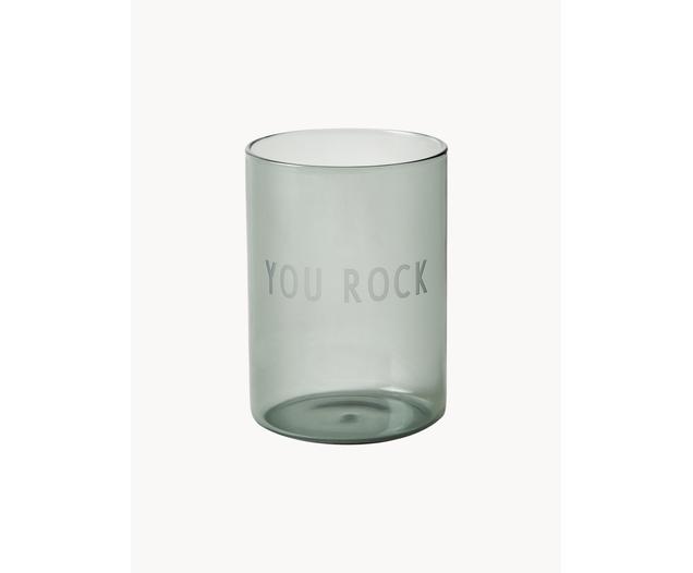 Bicchiere Di Design Con Scritta Favorite YOU ROCK Westwing