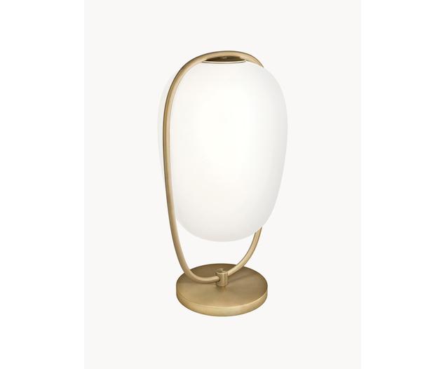 Lampe Poser Souffl E Bouche Avec Disque Tamiseur Lanna Westwing