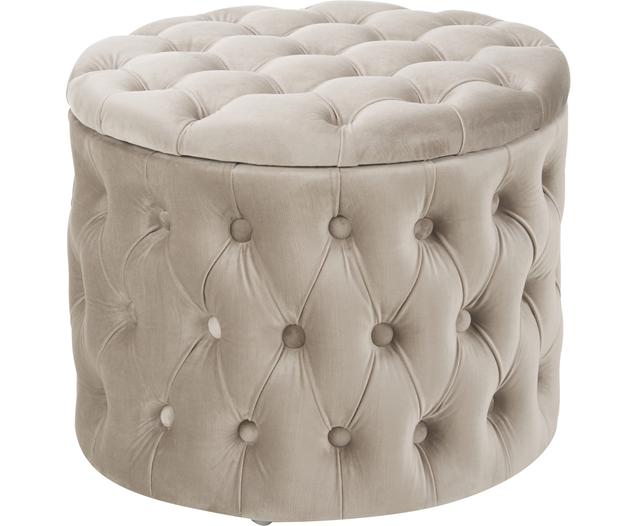 Pouf Coffre En Velours Chiara Westwing