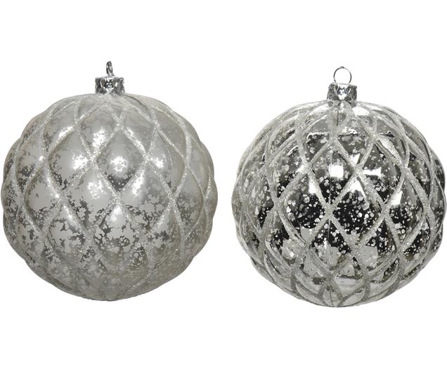 Boule de Noël incassable Dan Ø 8 cm 2 pièces Westwing