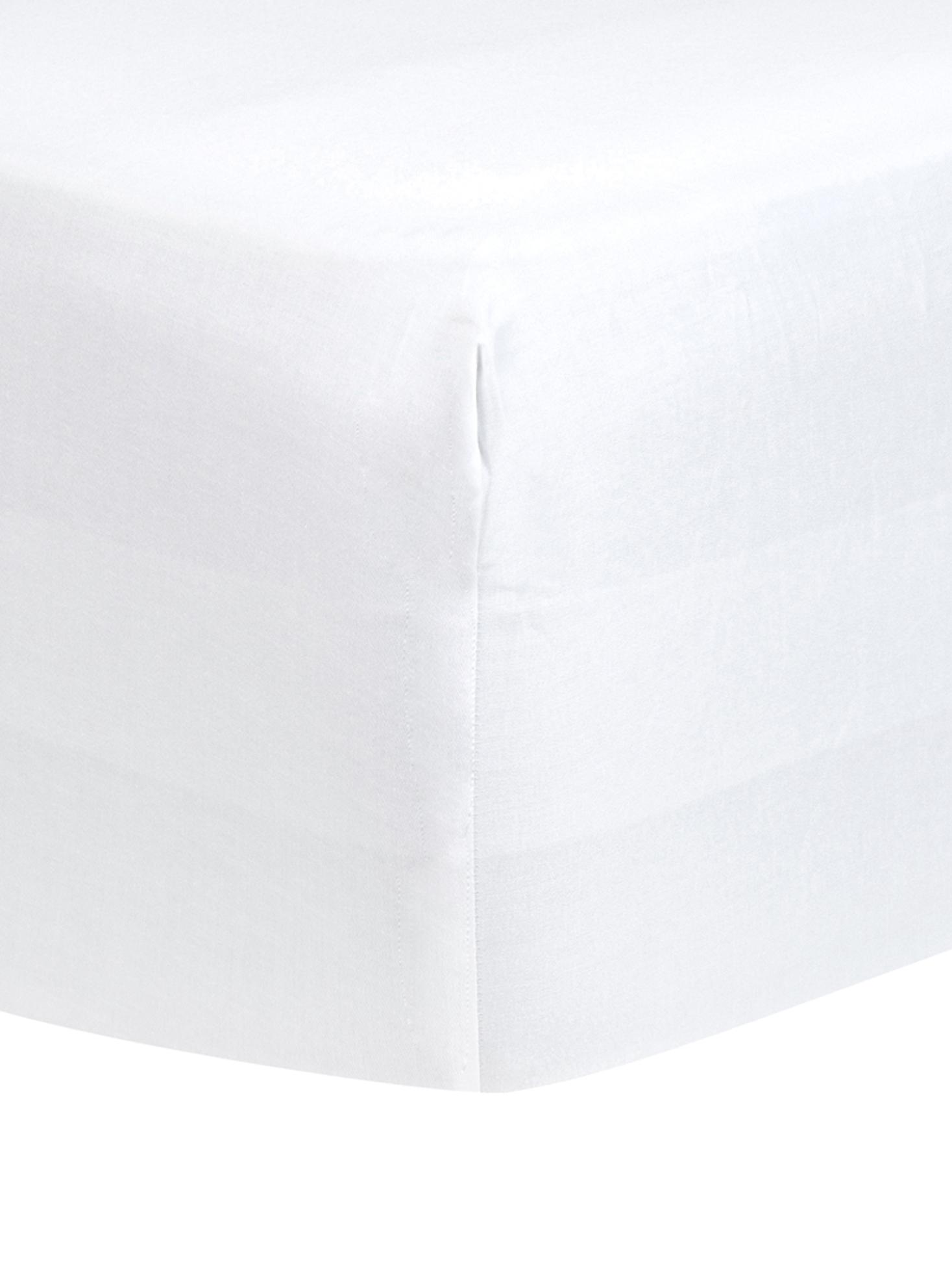 Drap Housse En Satin De Coton Blanc Pour Sommier Tapissier Comfort Westwingnow