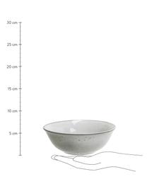Bol artisanal Nordic Sand, Ø 21 cm, Grès cérame, Tons gris et beiges, Ø 21 x haut. 8 cm