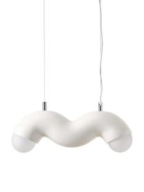 Lámpara de techo Memphis, Poliresina, Blanco crema, An 50 x F 11 cm