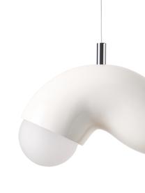 Lámpara de techo Memphis, Poliresina, Blanco crema, An 50 x F 11 cm