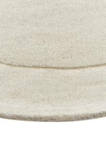 Tappeto in lana taftato a mano dalla forma organica Kadey, Retro: 100% cotone Nel caso dei , Bianco crema, Larg. 120 x Lung. 180 cm (taglia S)
