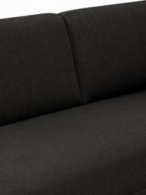 Sofá rinconera Fluente, Tapizado: 100% poliéster Alta resis, Estructura: madera de pino maciza, Patas: metal con pintura en polv, Tejido gris oscuro, An 221 x F 200 cm, chaise longue izquierda