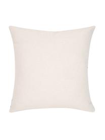 Housse de coussin 40x40 motif palmier Palmeira, 100 % coton, Vert foncé, beige, larg. 40 x long. 40 cm