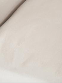 Sedia con braccioli in velluto beige Ava, Rivestimento: velluto (100% poliestere), Gambe: metallo zincato, Velluto beige, Larg. 57 x Prof. 63 cm