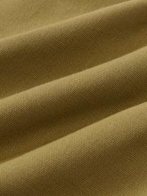 Funda de cojín de algodón bordado Maree, 100% algodón, Beige, verde, An 45 x L 45 cm