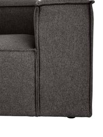 Sessel Lennon, Bezug: 100% Polyester Der strapa, Gestell: Massives Kiefernholz, FSC, Beine: Kunststoff, Webstoff Anthrazit, B 130 x T 101 cm