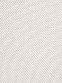 Canapé modulable 3 places blanc crème avec pouf Lena, Tissu blanc, larg. 209 x prof. 181 cm