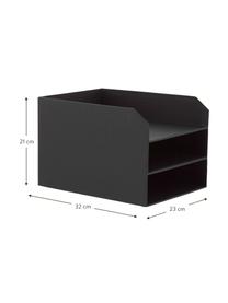 Modules de classement Trey, Carton laminé rigide, Noir, larg. 23 x haut. 21 cm