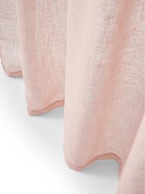 Zasłona półtransparentna Ibiza, 2 szt., 100% poliester, Blady różowy, S 135 x D 260 cm