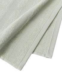 Gästehandtücher Camila, 4 Stück, 100% Baumwolle
Leichte Qualität, 400 g/m²

Das in diesem Produkt verwendete Material ist schadstoffgeprüft und zertifiziert nach STANDARD 100 by OEKO-TEX®, 3883CIT, CITEVE, Salbeigrün, B 30 x L 50 cm