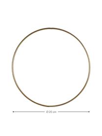 Metall-Ring Rondon in Gold, Metall, lackiert, Messingfarben, Ø 20 cm