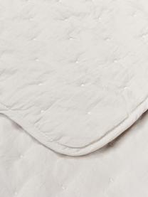 Colcha acolchada Wida, 100% poliéster, Blanco crema, An 180 x L 260 cm (para camas de 140 x 200 cm)