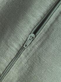 Funda de cojín de lino con flecos Luana, 100% lino

Por naturaleza, el lino tiene un tacto bastante aspero y un aspecto arrugado natural
La alta resistencia al desgarro hace que el lino sea muy resistente., Verde salvia, An 30 x L 50 cm