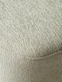 Bouclé-Hocker Yves, Bezug: 100 % Polyester Der hochw, Korpus: Eukalyptussperrholz, Mitt, Sockel: Eschenholzfunier, Bouclé Matcha-Grün, B 43 x H 47 cm