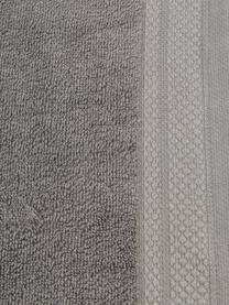 Handtuch-Set Premium aus Bio-Baumwolle, 3-tlg., 100 % Bio-Baumwolle, GOTS-zertifiziert (von GCL International, GCL-300517)
 Schwere Qualität, 600 g/m², Dunkelgrau, Set mit verschiedenen Größen