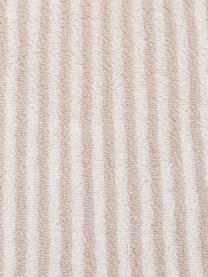 Gestreepte handdoek Viola, 2 stuks, 100% katoen, middelzware kwaliteit, 550 g/m², Beige, wit, Gastendoekje, B 30 x L 50 cm, 2 stuks