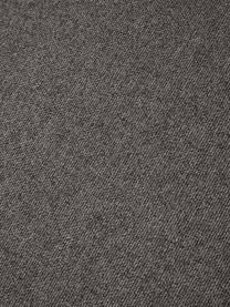 Modulaire hoekbank Lennon in antraciet, Bekleding: 100 % polyester Met 115.0, Frame: massief grenenhout, FSC-g, Poten: kunststof, Geweven stof antraciet, B 238 x D 180 cm, hoekdeel rechts
