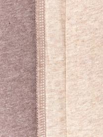 Dubbelzijdig jersey dekbedovertrek Casual Beauty, Weeftechniek: jersey Jersey is een klim, Taupe, beige, 240 x 220 cm, 3-delig