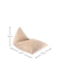 Kinder-Liegesack Sugar aus Cord, Bezug: Cord (100 % Polyester), Cord Beige, B 110  x T 70 cm