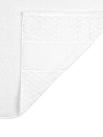 Set de toallas texturizada Katharina, 3 uds., Blanco, Set de diferentes tamaños