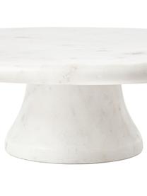 Fuente para postre de mármol Agata, Mármol, Mármol blanco, Ø 30 x Al 9 cm