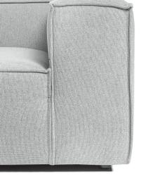 Modulo angolare Lennon, Rivestimento: 100% poliestere Con 115.0, Struttura: legno di pino massiccio, , Piedini: plastica, Tessuto grigio chiaro, Larg. 119 x Prof. 180 cm, chaise-longue a sinistra