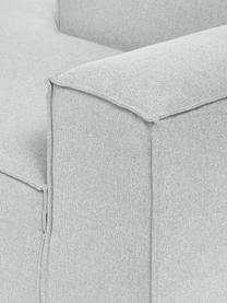 Diván sofá Lennon, Tapizado: 100% poliéster Alta resis, Estructura: madera maciza, madera con, Patas: plástico, Tejido gris claro, An 120 x F 180 cm, chaise longue izquierda