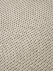 Modulares Ecksofa Lennon aus Cord, Bezug: Cord (92% Polyester, 8% P, Gestell: Massives Kiefernholz, FSC, Cord Beige, B 238 x T 180 cm, Eckteil links