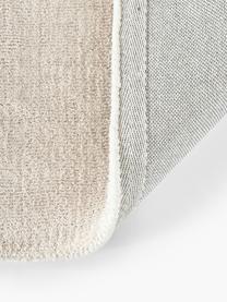 Alfombra corredor artesanal de pelo corto Ainsley, 60% poliéster con certificado GRS
40% lana, Beige, An 80 x L 200 cm