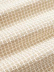 Funda nórdica de sirsaca Davey, Beige, Cama 90 cm (155 x 220 cm)