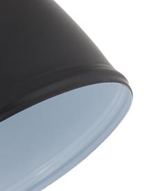 Verstelbare wandlamp Fjallbacka met stekker in zwart, Lampenkap: gecoat metaal, Zwart, D 20 x H 17 cm