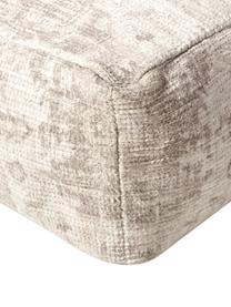 Vloerkussen Renata met vintage patroon, Bekleding: 57 % katoen, 40 % polyest, Beige, B 70 x L 70 cm