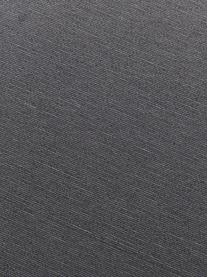 Einfarbige Bankauflage Panama in Anthrazit, Bezug: 50% Baumwolle, 45% Polyes, Anthrazit, 48 x 150 cm