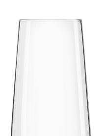 Kristall-Sektgläser Power in Kegelform, 6 Stück, Kristallglas, Transparent, Ø 7 x H 23 cm, 240 ml