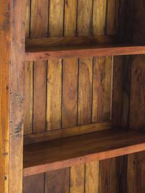 Estantería de madera de acacia Chateaux, Madera maciza de acacia, Madera oscura, An 100 x Al 185 cm