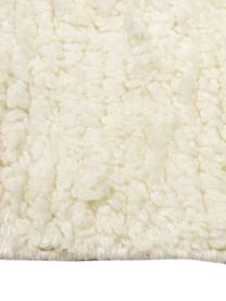 Alfombra artesanal de pelo largo Bayu, 84% lana, 16% algodón 

Las alfombras de lana se pueden aflojar durante las primeras semanas de uso, la pelusa se reduce con el uso diario., Beige, An 80 x L 150 cm (Tamaño XS)