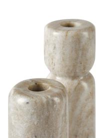 Kerzenhalter-Set Como aus Marmor in Travertin-Optik, 2-tlg., Marmor

Da Marmor ein Naturprodukt ist, können Abweichungen in Farbe und Marmorierung auftreten., Beige, Set mit verschiedenen Größen