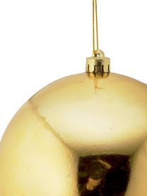 Bruchfeste Weihnachtskugel Stix, Bruchfester Kunststoff, Goldfarben, Ø 14 cm, 2 Stück
