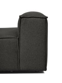 Chaise longue module Lennon, Bekleding: 100% polyester Met 115.00, Frame: massief grenenhout, FSC-g, Poten: kunststof, Geweven stof antraciet, B 150 x H 68 cm, rugleuning rechts