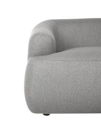 Sessel Sofia, Bezug: 100% Polypropylen Der hoc, Gestell: Massives Kiefernholz, Spa, Beine: Kunststoff, Webstoff Grau, B 96 x T 82 cm