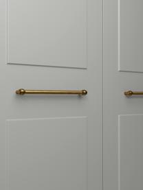 Modulaire draaideurkast Charlotte, 200 cm breed, meerdere varianten, Grijs, Basis interieur, hoogte 200 cm