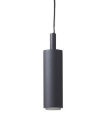 Závesná LED lampa z kovu Jari, Čierna, Ø 10 x V 40 cm