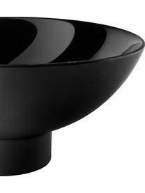 Coupe décorative Benito, Grès cérame, Noir, Ø 28 x haut. 13 cm