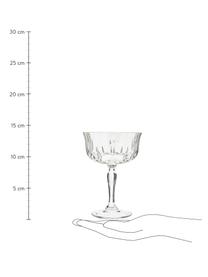 Coppa champagne in cristallo Opera 6 pz, Cristallo Luxion, Trasparente, Ø 10 x Alt. 14 cm, 240 ml