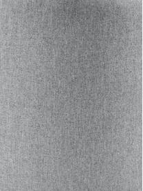 Krzesło tapicerowane z podłokietnikami Nelson, Tapicerka: poliester Dzięki tkaninie, Nogi: metal lakierowany, Jasnoszara tkanina, Nogi: czarny, S 56 x G 54 cm